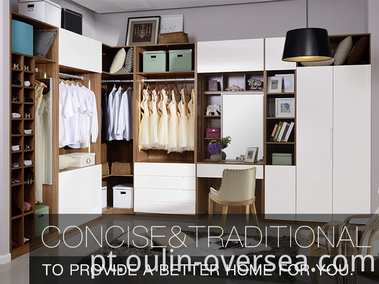 Modern bedroom closet wardrobes with dressing table